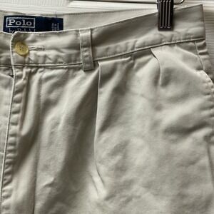 Polo Ralph Lauren Shorts Men's‎ 32 Khaki 9" Tyler Chino Classic Pleated Casual